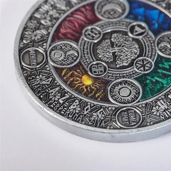 Dropshipping kopijuoti monetos Super gražus Niujė 2020 Senovės Kalendorius 4 Kirilica Kalendoriaus 2 Oz horeljefai Sidabro Moneta