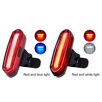 Dviračio Galinis Žibintas Kalnų Dviračių Uodegos Šviesos USB Įkrovimo Dviračių LED Uodegos Šviesos, atsparus Vandeniui MTB Kelių Jojimo Dviračiu užpakalinis žibintas