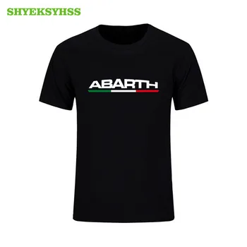 Fiat ABARTH vyriški Marškinėliai Sporto Lenktynių Marškinėlius Mados Prekės ženklo 