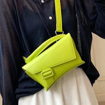 Gryna spalva Mini Nešti maišą Krūtinės maišelį 2021 Naujas PU Oda Moterų Dizaineris Rankinės Prabangos prekės Petį Krepšys Piniginės