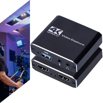 HD 1080P 4K HDMI Video Capture Card HDMI USB 3.0 Filmavimo stalo Žaidimas Įrašyti Live Transliacijos Transliacijos TV, Vietinės Linijos
