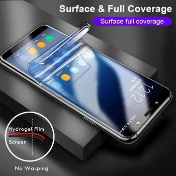 Hidrogelio Plėvelės Samsung Galaxy S21/S20/S10/S8/s9 Plus Screen Protector Samsung Note 20 10 9 S20 S21 Ultra 5G Screen Protector