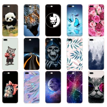 Iphone 7 8 Atveju minkšto silicio tpu Apvalkalas Dangtelis Apple iPhone 7 8 plius Krepšys Funda coque etui bamperis paiting Panda tiger cat