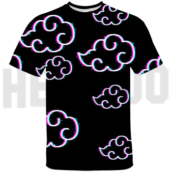 Japonijos Sasuke T-shirt Vyrai 3D Atspausdintas Vasaros Negabaritinių Marškinėlius trumpomis Rankovėmis Madinga Uchiha Anime Top Tee Paauglys Streetwear