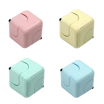 JJPC 1PC Suaugusiems, Vaikams, Mini Magic Cube Anti Stresas Verpimo Gyro Fidget Interaktyvus Piršto Jutimo Įtaisą Įtempių Žaislai