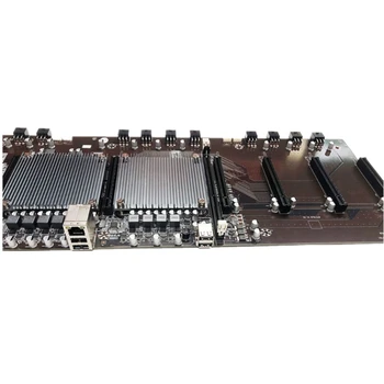 K1KF BTC X79 Dual CPU Miner Plokštę už CPU Nustatyti paramos 9*3060 Grafikos plokštę už DDR3 Atminties 60mm Atstumas Mažas Energijos