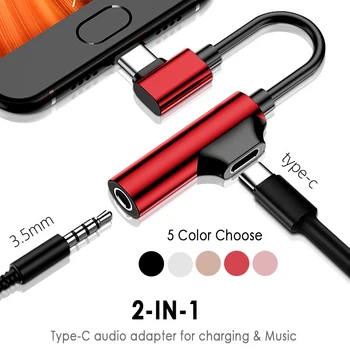 Karšto USB C Tipo Prie 3,5 mm Ausinių Lizdo Adapteris, Skirtas 