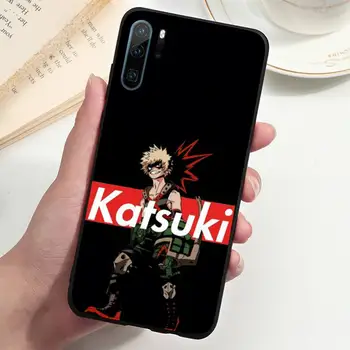 Katsuki Bakugo BNHA Telefoną Atveju Huawei P20 30 P40 lite Pro P Smart 2019 Mate 10 20 Lite Pro Nova 5t