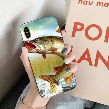 MaiYaCa Medžioklės, Žvejybos meno žuvų Telefono dėklas skirtas iPhone 11 12 pro XS MAX 8 7 6 6S Plus X 5S SE 2020 XR dangtis
