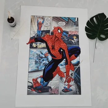 Marvel Spider-Man Plakatas Keršytojas Superhero, Drobė, Tapyba Žmogus-Voras 