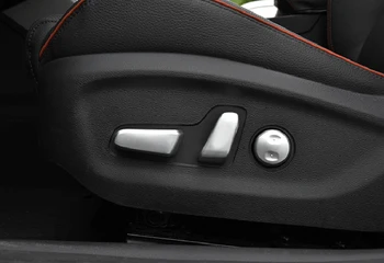 Matt ABS Plastiko Automobilio Sėdynės Addjustment Mygtuką Padengti Apdaila 5vnt Už Hyundai Tucson Automobilių Stilius Accessoies. 2016 m. 2017 m. 2018 m. 2019 m.