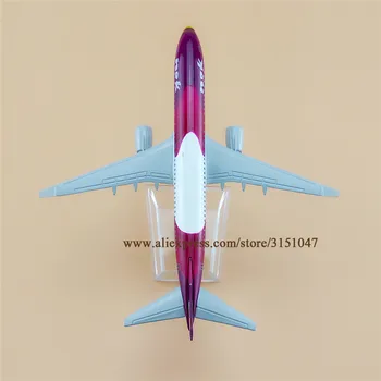 Metalų lydinio, Violetinė Tailando NOK Air B737 Aviakompanijų Lėktuvo Modelį, Tailandas NOK Boeing 737 Airways 
