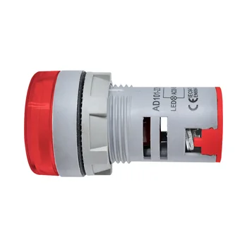 Mini Digital Voltmeter Voltimetro AC 60-500V 22mm LED Voltas Metrui Testeris Detektorius Stebėti Raudona Žalia Mėlyna