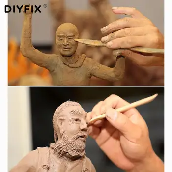 Molio Skulptūrų Nustatyti Skulptūra Lyginamoji Vaškas Drožyba, Keramika Keramikos Priemonė Polimerų Skustukai Modeliavimo Išraižytas Meno 