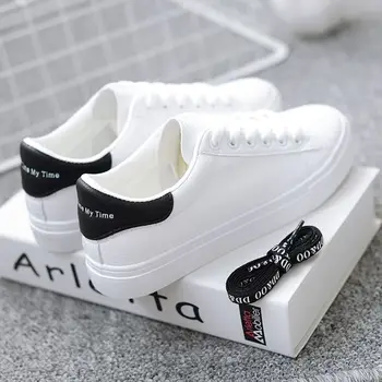 Moterų Sportbačiai 2020 Caual Batų Mados Balta Sneaker, Suapvalinti Tne Nėriniai-Up Platforma Zapatillas Mujer šviesą Atspindinčios juostelės Dizaineris