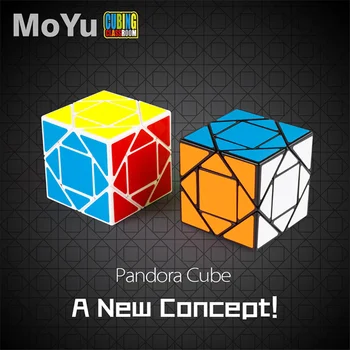 MoYu MF8847 Pandora Magic Cube Cubo magico Greičio Twist Įspūdį Profesinio Švietimo Žaislai Vaikams Smegenis Trainning Mofang