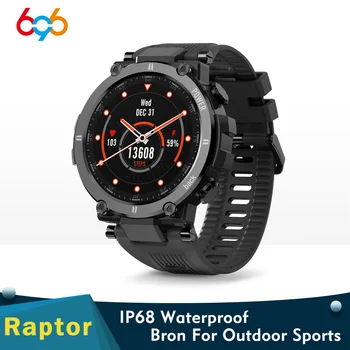 NAUJAS 696 Raptor Lauko Sporto Žiūrėti Patikima Bluetooth Pilnas Touch Smart Žiūrėti Ip68 Vandeniui Tracker Mados Smartwatch Vyrams