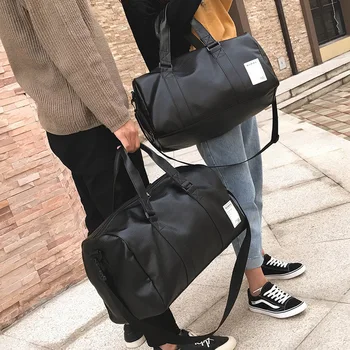 Naujas kelioninis krepšys su spausdinta spalvų juosta didelio maišelio talpa maišą batų salone madingi sporto krepšys lauko rankinės