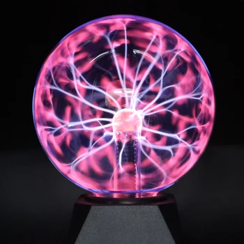 Naujovė Magic Crystal Plazmos Kamuolys Liesti Lempos 3/4/5/6 colių 220V Magija Stiklo Srityje Naujovė Apšvietimo Šviesos kamuolys Plazmos Stalo Lempa