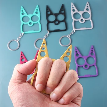 Nešiojamų Cute Kačių Peilis Multi-tool Atsuktuvas Keychain Lauko Dalykėlių Metalo Butelio Atidarytuvas, Virtuvė, Mini Alaus Įrankiai ausies katė