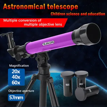 Nešiojamų Monokuliariniai Teleskopas Super Zoom Teleskopas Vaikų Mokslą Astronominis Teleskopas Žaislas Didelio Galingumo Monocula