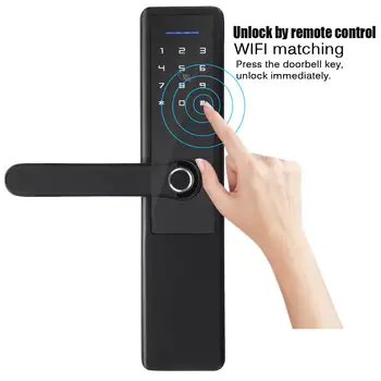 Pirštų atspaudų Elektros Biometrinių pirštų Atspaudų Užraktas Skaitmeninis Touch+ Slaptažodis +Raktas+mygtukai Kortelė+Atspaudų 5 Būdai Digital Smart Durų Užraktas