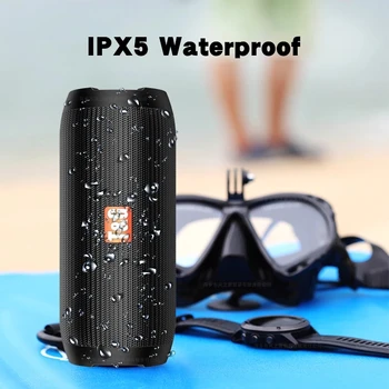 Portable Bluetooth Speaker Belaidžio Bosinė Kolonėlė Vandeniui Lauko Garsiakalbiai Paramos AUX TF FM USB žemų dažnių garsiakalbis Boombox TG117 Muzika