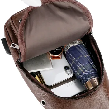PU Pečių krepšiai, vyrų-USB Įkrovimo Krepšiai Vyrų Kovos Vagystės Krūtinės Maišelį Mokyklos Vasaros Kelionę diržo maišelis Pasiuntiniai Maišelį Naujas