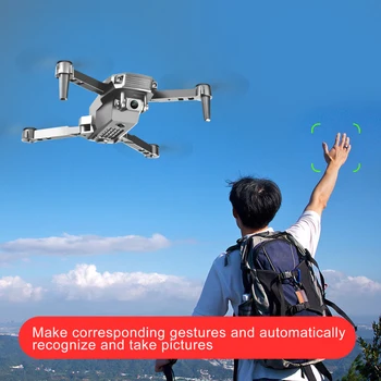 RC Drone UAV Quadcopter WiFi FPV Su 4K HD Kamera aerofotografija Sraigtasparnis, Sulankstomas Drone 4k Profesional Rc Plokštumos Žaislas