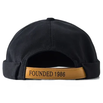 Retro mados tendencijos Vyrams ir Moterims reguliuojamas savininkas skrybėlę geros kokybės Skrybėlę melionas skrybėlę medvilnės sailor skrybėlę