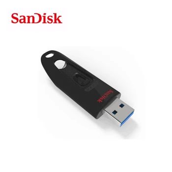 SanDisk Pen Ratai Originalus 256 GB 128GB 64GB 32GB 16GB CZ48 USB 3.0 Maža Memory Stick Iki 100MB/s Juoda U Disko