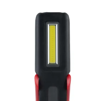 Super šviesus COB žibintuvėlis nešiojamų darbą šviesos diodų (LED kempingo žibintas USB įkrovimo žibintuvėlis atsparus vandeniui uodega galingas magnetas