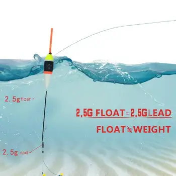 Topline Spręsti Bobbers Žvejybos Plaukti Light Stick 10vnt/Maišelis Dydis-2,5 g Plūduriuojantis Plūduro Bobber Vertikalus Žvejyba, Karpių Žūklės Reikmenys