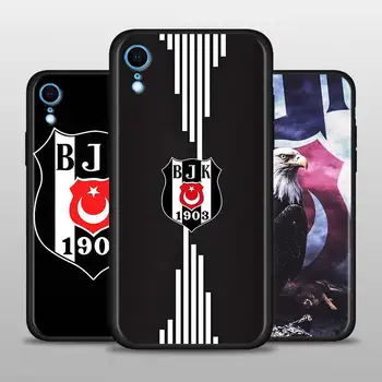 Turkijos Besiktas Futbolo Telefono dėklas skirtas iPhone 11 12 Pro Max 12 mini 7 8 XR X XS Max 6S Plus SE 2020 Minkštas Silikoninis Dangtelis korpuso