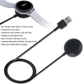 USB Įkrovimo Kabelis greitas Įkroviklis Doko, Maitinimo Adapteris, skirtas Samsung Galaxy Žiūrėti Aktyvios 2 3