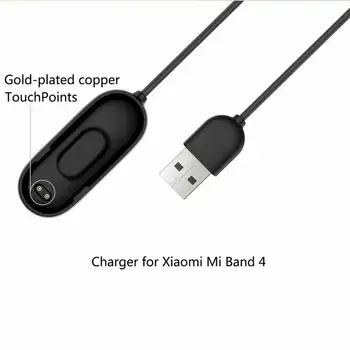 USB Įkrovimo Smart Žiūrėti Laidas Xiaomi Mi Band 4 