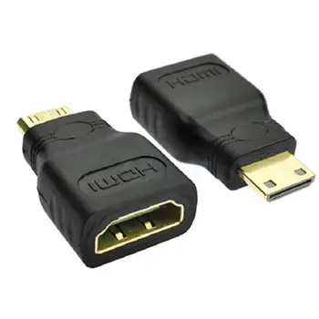 Vyrų ir moterų HDMI adapteris-suderinama Mini Vyrų C Tipo HDMI-suderinama Standartinių Moterų Tipas Keitiklio Jungties Adapteris