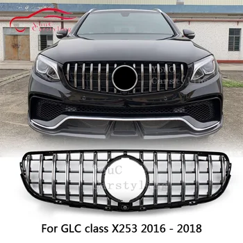 W253 GT grotelės, Priekinis Dangtis GT R VTR Bamperio Grotelės Tinklinio Mercedes GLC klasės X253 C253 5 durų Visureigis VISUREIGIS 2016 - 2018 GLC250 GLC300