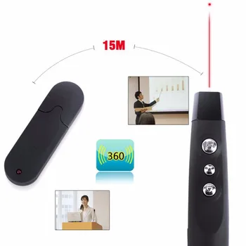 Wireless Presenter USB Mokyti-laser-Pointer PPT Kontrolės Nuotolinio Valdymo pulto Power Point Nuotolinio Apversti Pen Demo Pen