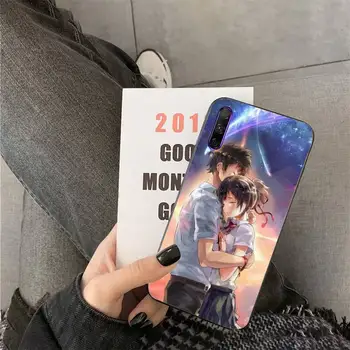 YNDFCNB Jūsų Vardas Japonų anime Telefoną Atveju Huawei Y5 II Y6 II Y5 Y6 Y7 Premjero Y7Plus Y9 2018 2019