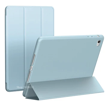 YRSKV Case for iPad 2 Oro išleidimo A1566 A1567 Smart PU Odos dangą, Magnetinis Auto miego Pabusti atveju Silikono TPU apvalkalas